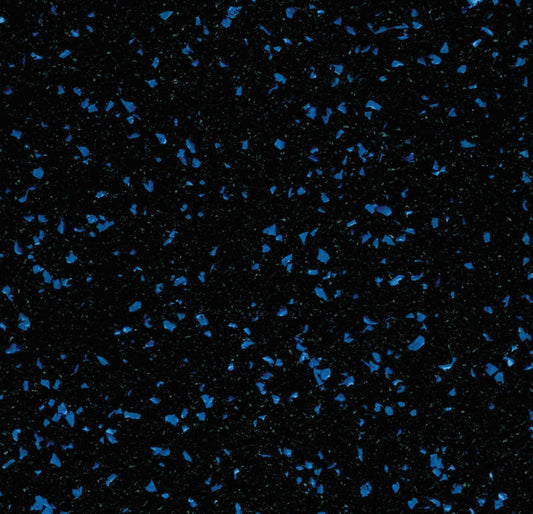 Combination Sport Wedge Tile - Blue - 1" x 36" x 4" - Sold as Each
