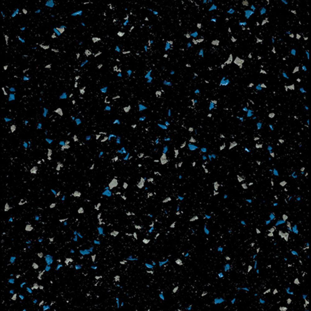 Combination Sport Tile - Blue/Gray - 1" x 36" x 4" - Sold as Each