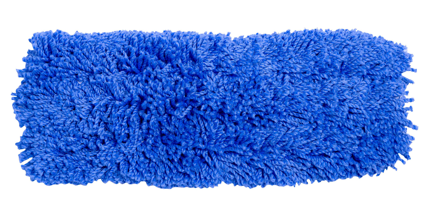 Microfiber Dust Mop Looped End - 5" x 48" - Blue - 12/cs - Mfg #DM-45548L