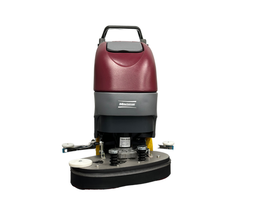 E26 ECO Battery Operated Scrubber - Traction Drive w/ Onboard charger  w/ Pad Drivers w/ 155ah Lead Acid Batteries