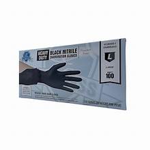 Empress Nitrile General Purpose Exam Glove - 5 mil - Powder Free - Black - Large - 1000/cs - Mfg #ENHDGPPFBLKL5