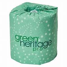 Green Heritage Pro Bath Tissue - 4.4" x 3.1" - 2 Ply - 500 sheets per roll - 96/cs - Mfg #275