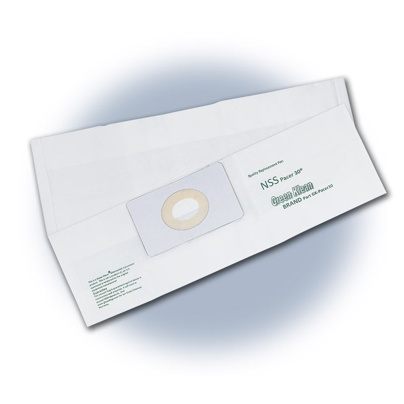 Replacement Vacuum Bags - NSS Pacer 30 Wide Area Vac - 3 bags/pkg - 12/case (36)