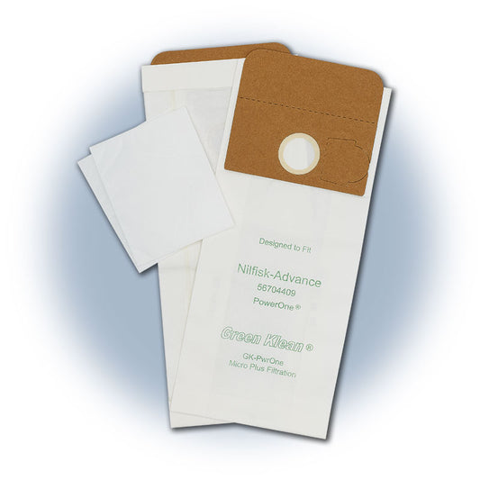 Replacement Vacuum Bags - Advance Power One 12 & 15 - 10/10 Packs (includes 2 filters / pack)
