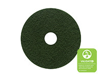 Green Scrub Floor Pads 17" - 5 / cs - Victoria Bay