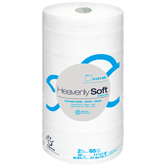 Sofidel Heavenly Soft Kitchen Roll Towel - 2 ply - 7.8" x 11" - 85 sheets - 30/cs - Mfg #410136