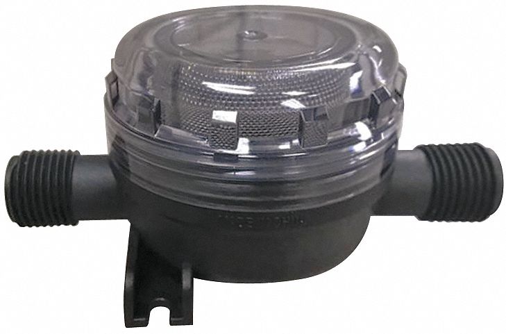 Solution Filter Inline Strainer with Female NPT Ends — 40 Mesh - Fits Factory Cat 370-9130
