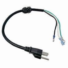 Power Cord - 2 Ft., 14/3 SJTW, 300 Volt, Black - No End Plug