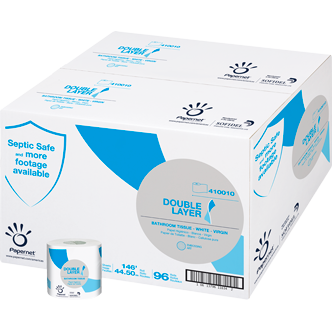 Sofidel Heavenly Choice Bath Tissue - Double Layer - 3.9" x 3.5" - 500 sheets per roll - 96/cs - Mfg #410010