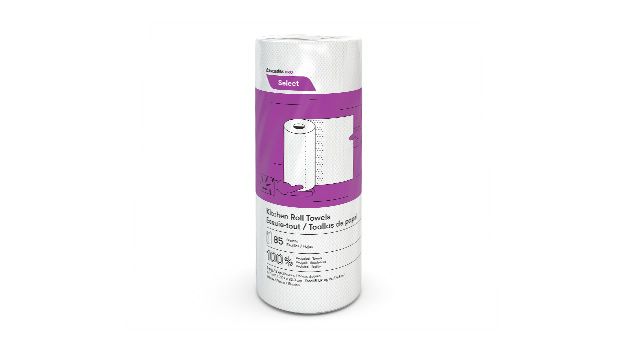 Cascades PRO Select Kitchen Roll Towel - White - 11" x 8" - 2 Ply - 85 sheets per roll - 30/cs - Mfg #K085