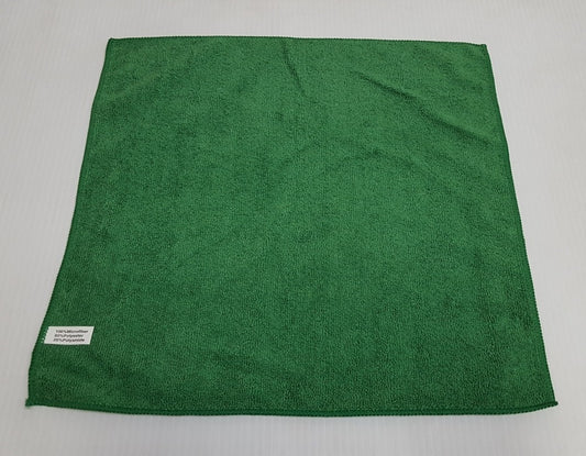 Microfiber Cloth 16 x 16 - 300 Gram - Green - 25/cs - Mfg #MS-GR40300