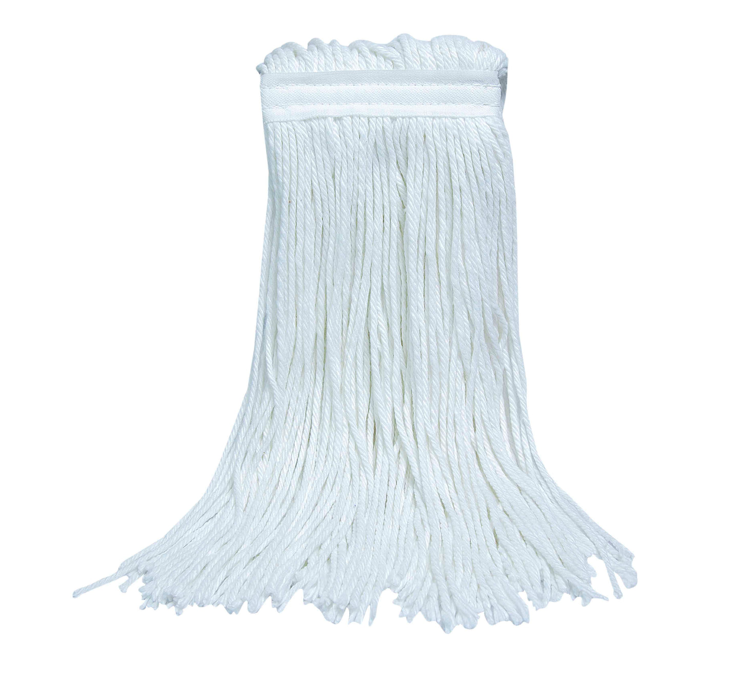 Rayon Floor Finish Mop - White - w/ Narrow Band -  24oz - 4 ply - 12cs - Mfg #RM-30024