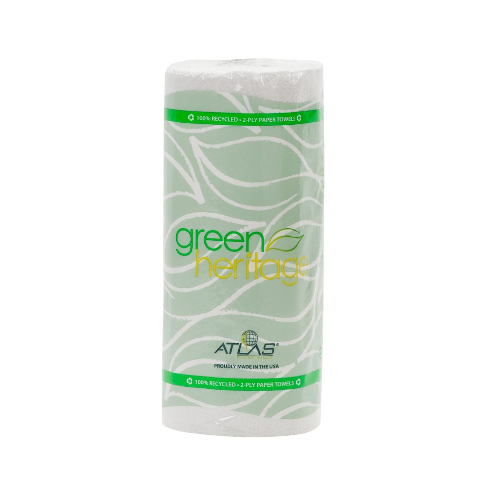 Green Heritage Resolute Pro Kitchen Towel  11" x 8" - 2-Ply - 85 sheets per roll - 30/cs