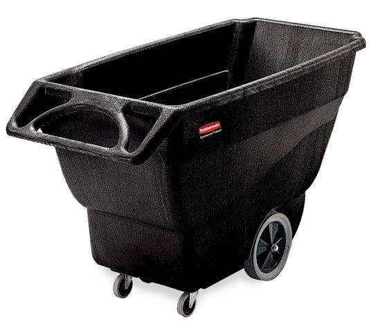 Rubbermaid Structural Foam Tilt Truck 600lb - Black - .75 Cubic Yard - Utility Duty - Mfg #FG101100BLA - Sold as Each