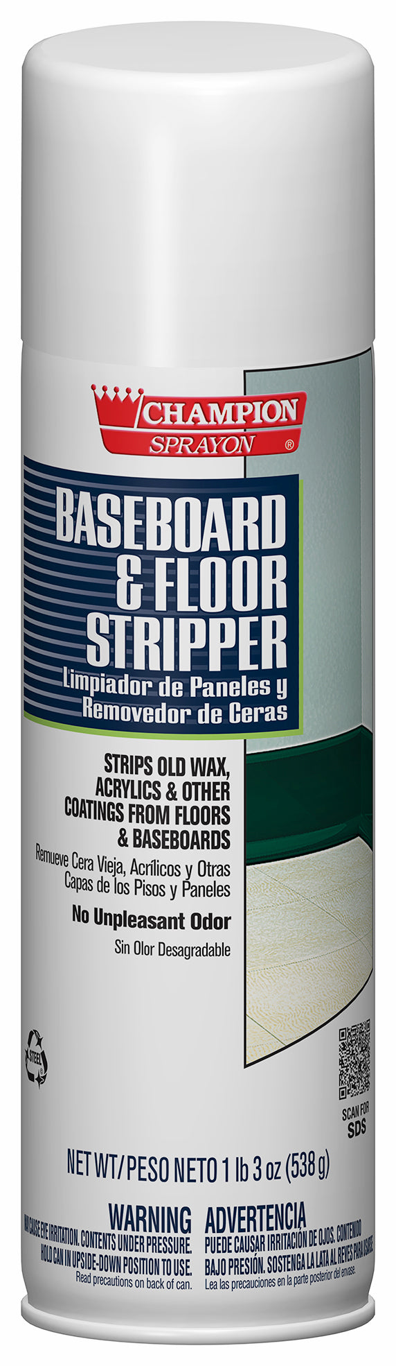 Champion Baseboard Aerosol Stripper - 12 x 19oz/cs - Mfg #438-5156