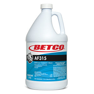 Betco AF315 Neutral Ph Disinfectant, Cleaner, and Deodorizer - 4 gallons/cs