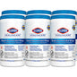 Clorox Healthcare Bleach Germicidal Wipes - 150 count - 6 canisters/cs - Mfg #30577