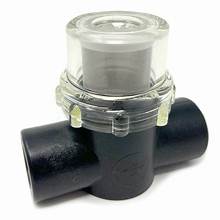 Low Profile In-Line Strainer with Female NPT Ends — Fits Nobles Speed Scrub, Tennant