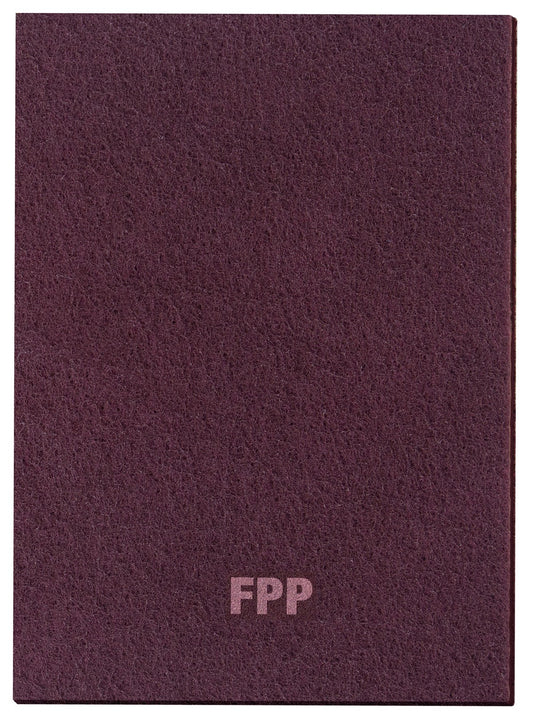 Maroon Dry Strip Floor Pad - 12" x 18" - 10/cs - Mfg #57-FPP-12x18