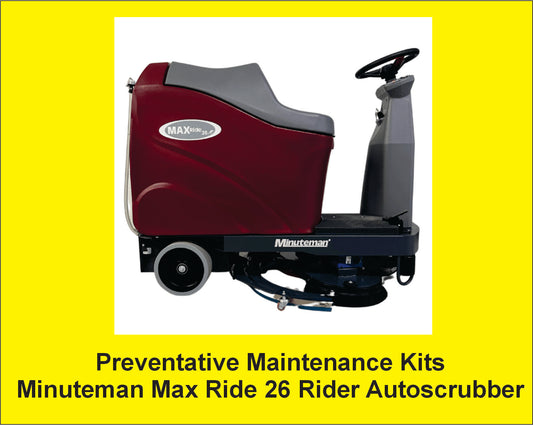 Preventative Maintenance Minuteman Max Ride 26 Rider Autoscrubber - Basic Kit