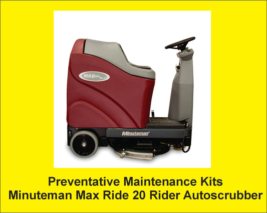 Preventative Maintenance Minuteman Max Ride 20 Rider Autoscrubber - Basic Kit  (Linatex)