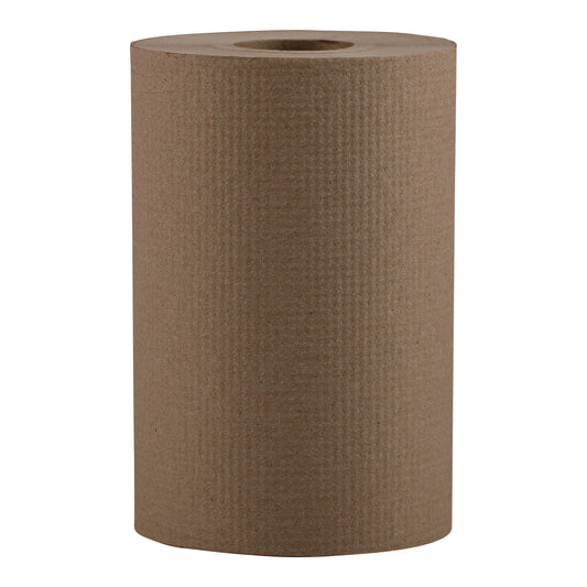 Nova 8" x 350' Roll Towels - 1 ply - Brown (Natural) - 12/cs