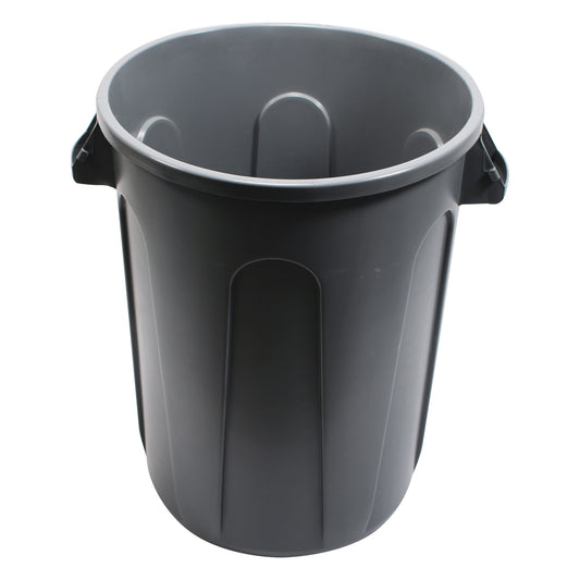 Performance Plus 44 gallon round trash can - Gray - Each