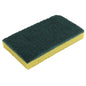Performance Plus Scour Sponge - Green/Yellow - 6" x 3-3/8" x 3/4" - 20/cs