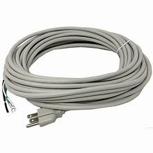 Power Cord - 50 Ft., 18/3 SJT, 300 Volt Power Cord, Grey, - No Plug End