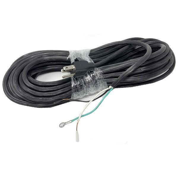 Power Cord 50 Ft., 18/3 SJT, 300 Volt, Black, - No Plug End