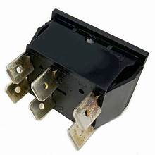 Switch - Rocker, DPDT, SIX TERMINAL - Fits Tennant/Nobles machines
