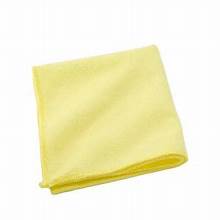 Victoria Bay Cleaning Cloth 16 x16 IN Microfiber Yellow - 24/Pack