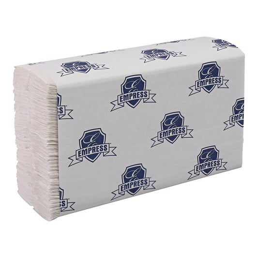 Empress White C-Fold Towels - 10" x 12.75" - TAD - 2400/cs - Mfg #HT 240011