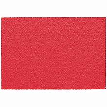 Rectangular Red Floor Pad - 14" x 20" - 5/cs - Mfg #51-14X20