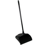 Rubbermaid Executive Series Lobby Pro Dust Pan Black w/ Long Handle - Each - Mfg #FG253100BLA