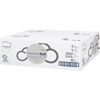 Sofidel  Heavenly Soft 8" Roll Towel -  8" x 800' White -  6 / cs - Mfg #410102