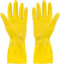 Yellow Rubber Gloves - 1.38mil - Large - 12 pair/pkg